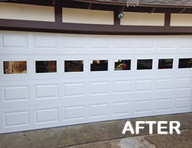 garage door track replacement